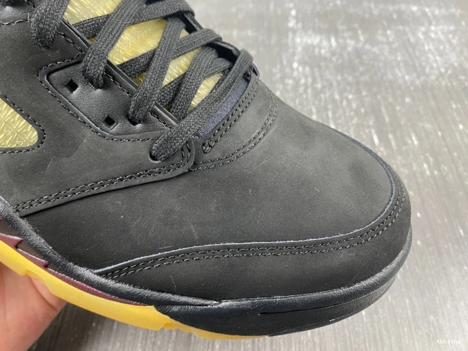 Rep TBK Black 5 Jordan Maniere A x FD1330-001 Ma Air 0709
